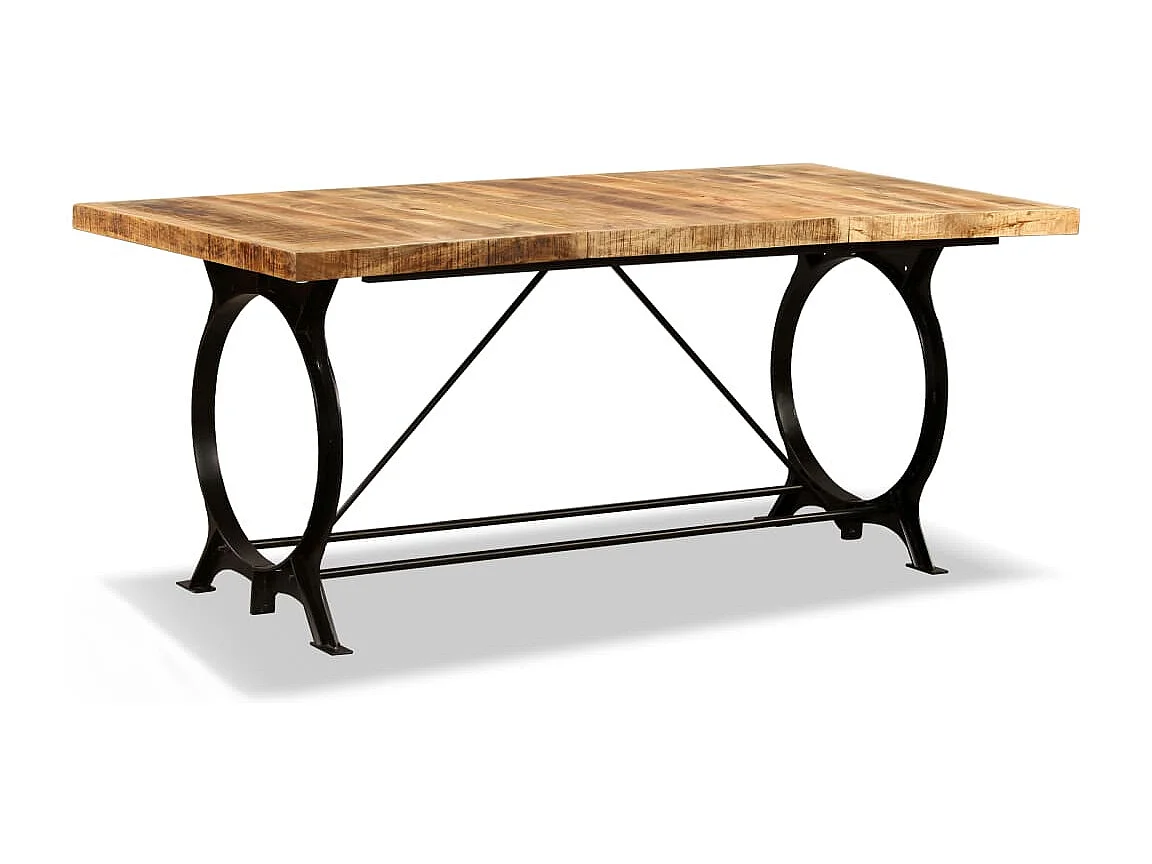 Table de salle à manger Bois de manguier brut 180 cm