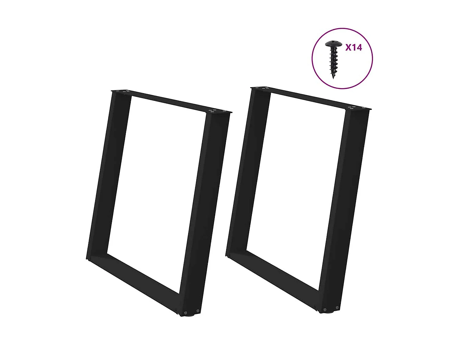 Table à manger marron clair bois de chêne massif rectangulaire