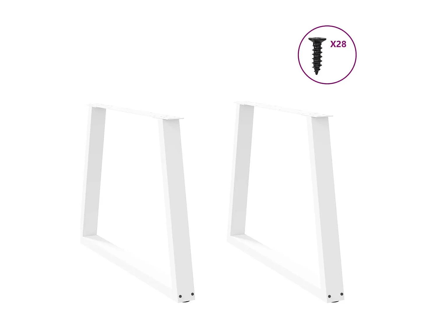 Table à manger marron clair bois de chêne massif rectangulaire