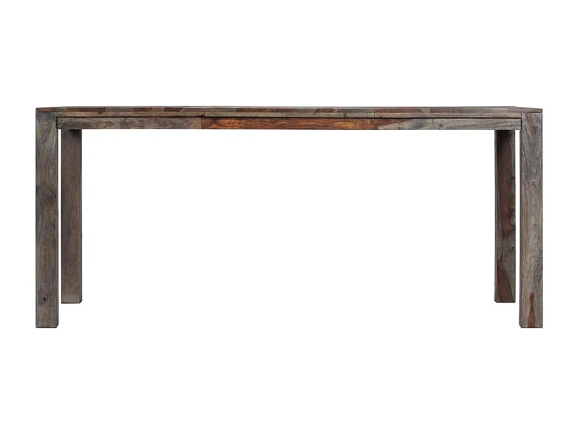 Table de salle à manger Gris 180x90x76 cm Bois solide