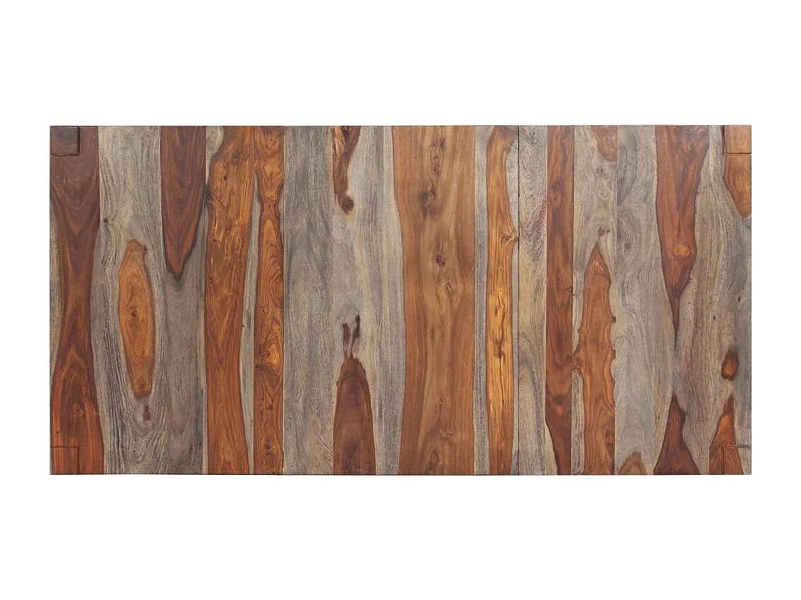 Table de salle à manger Gris 180x90x76 cm Bois solide