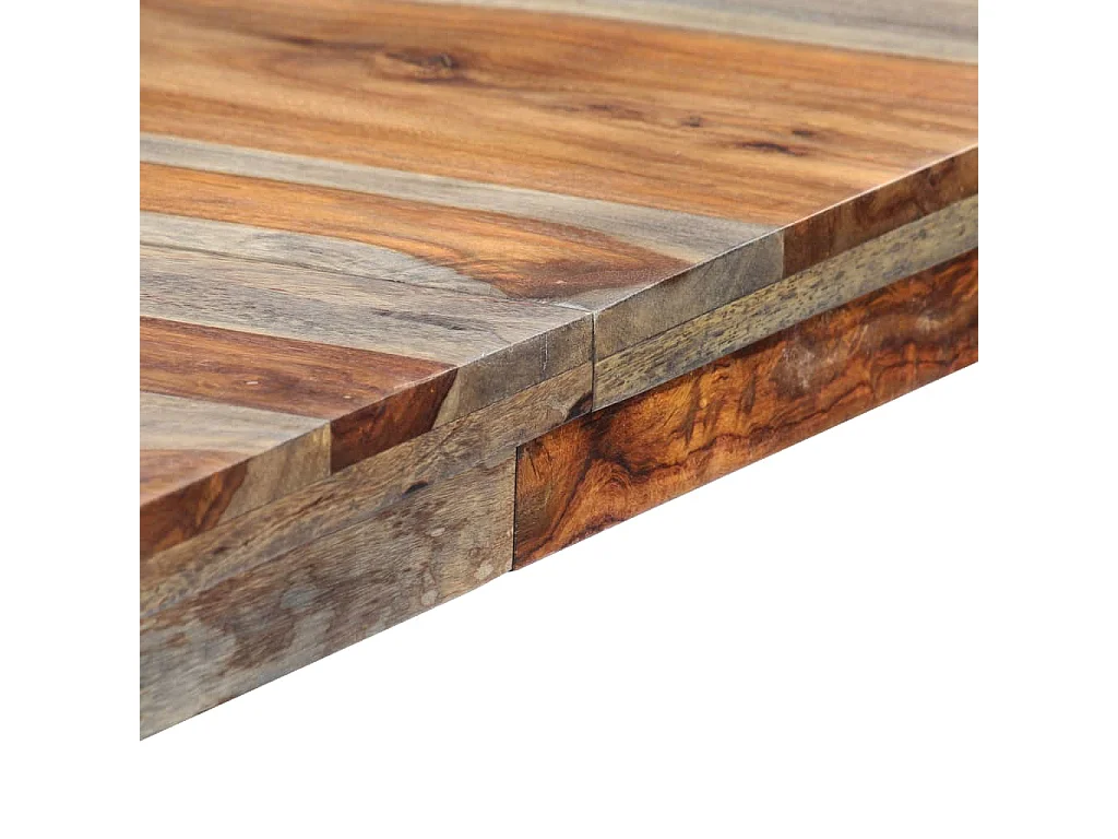 Table de salle à manger Gris 180x90x76 cm Bois solide