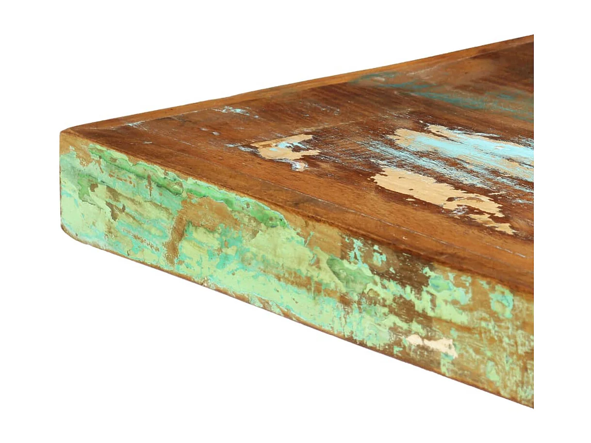 Table de salle à manger 160x80x75cm Bois de récupération massif