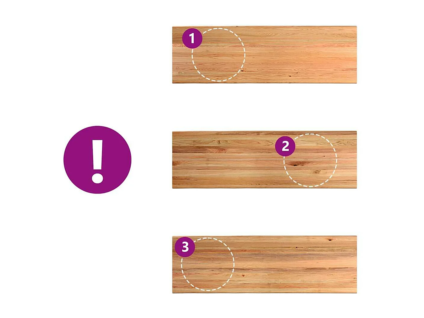 Table à manger avec bord naturel 320x100x74cm bois massif chêne