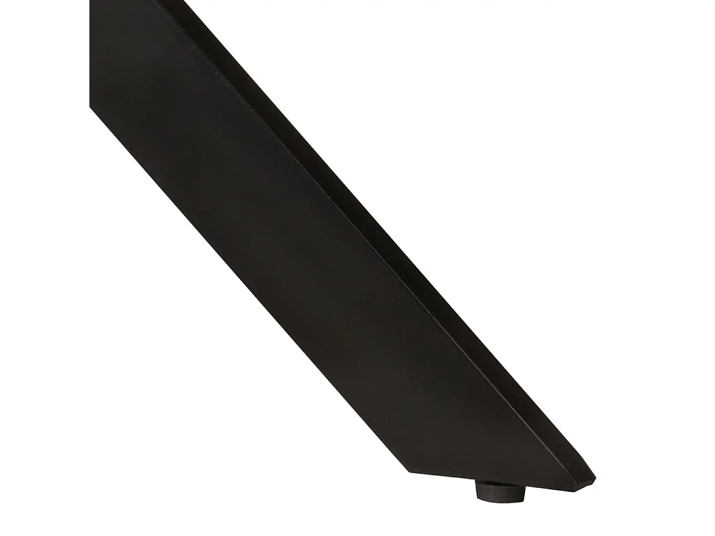 Eettafel Ø110x78 cm massief mangohout en staal