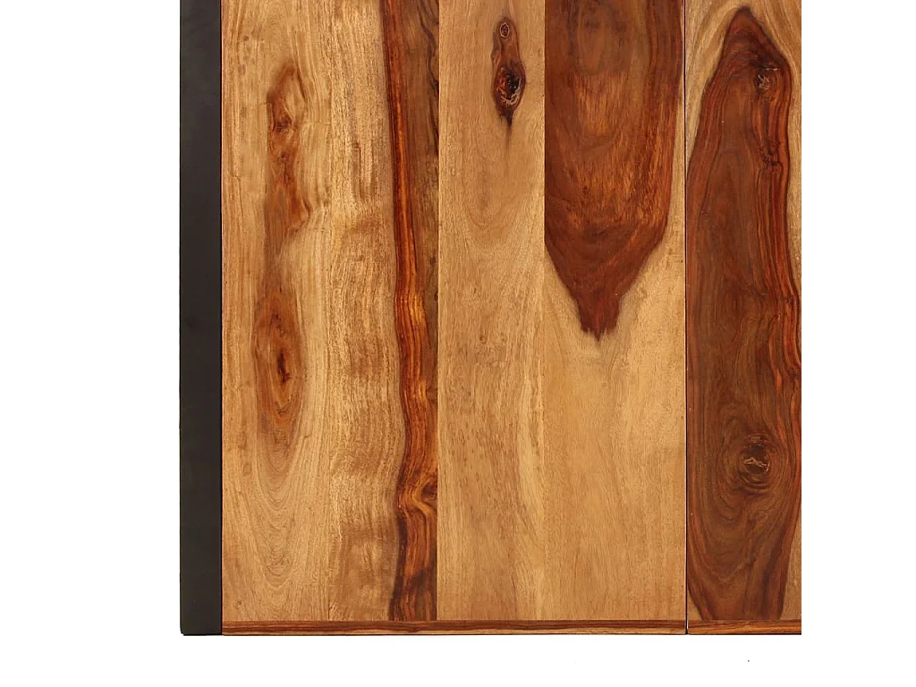 Table de salle à manger 220x100x75 cm Bois solide de Sesham
