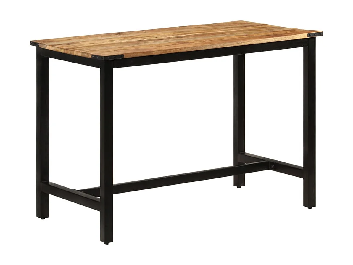 Mesa de comedor madera maciza de mango 110x60x76 cm