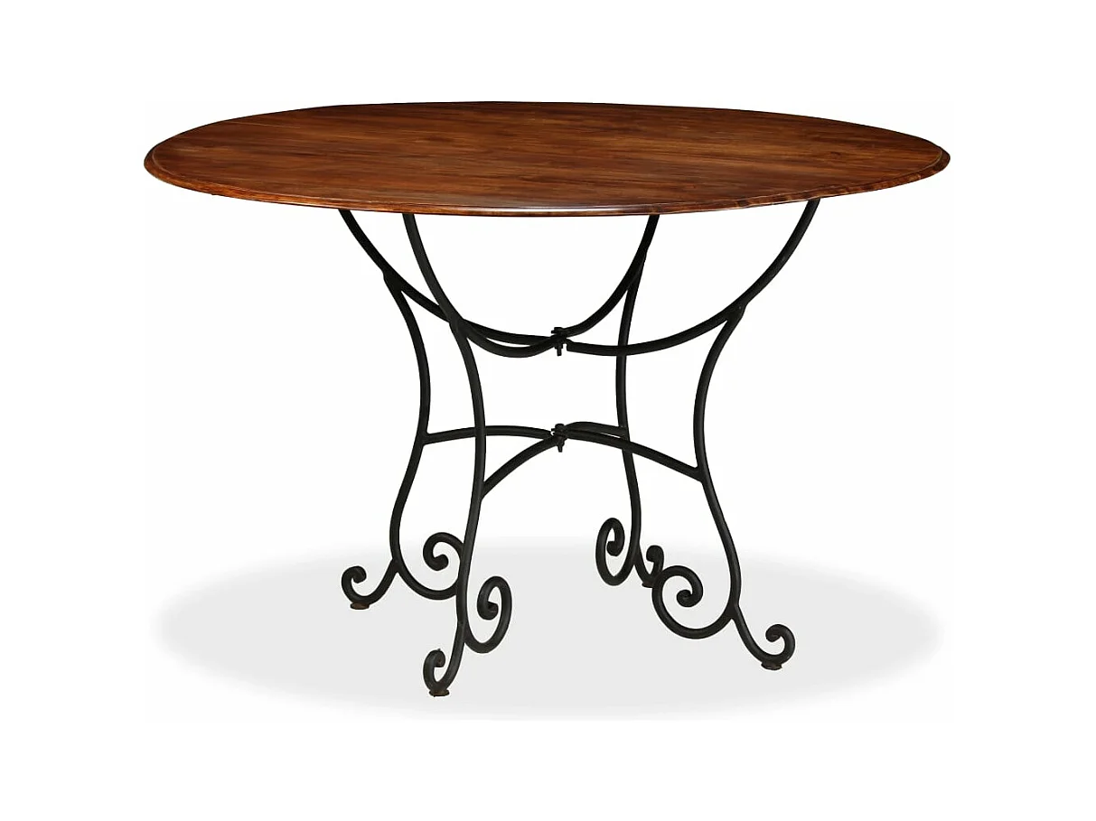 Table de salle à manger Bois acacia avec finition miel 120x76cm