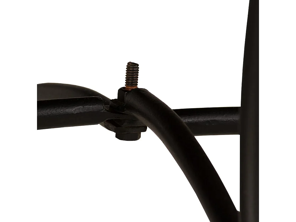 Mesa de comedor madera maciza de acacia acabado miel 120x76 cm