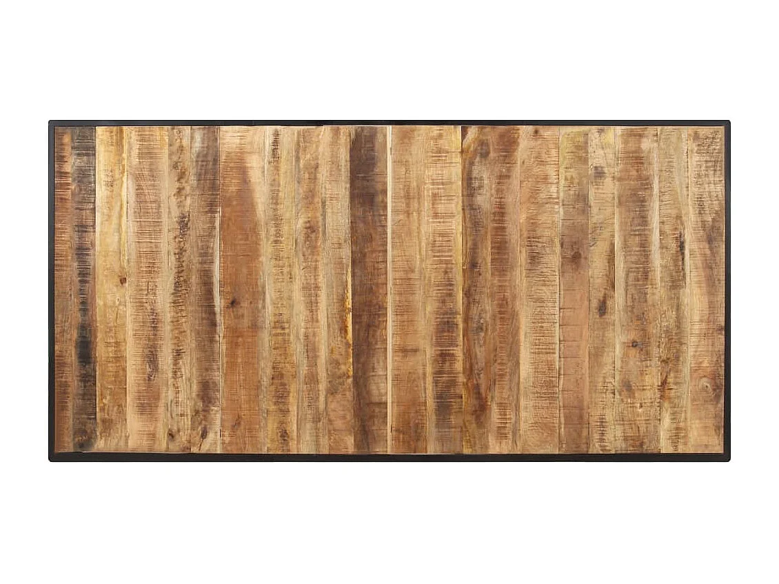 Eettafel 160 cm ruw mangohout