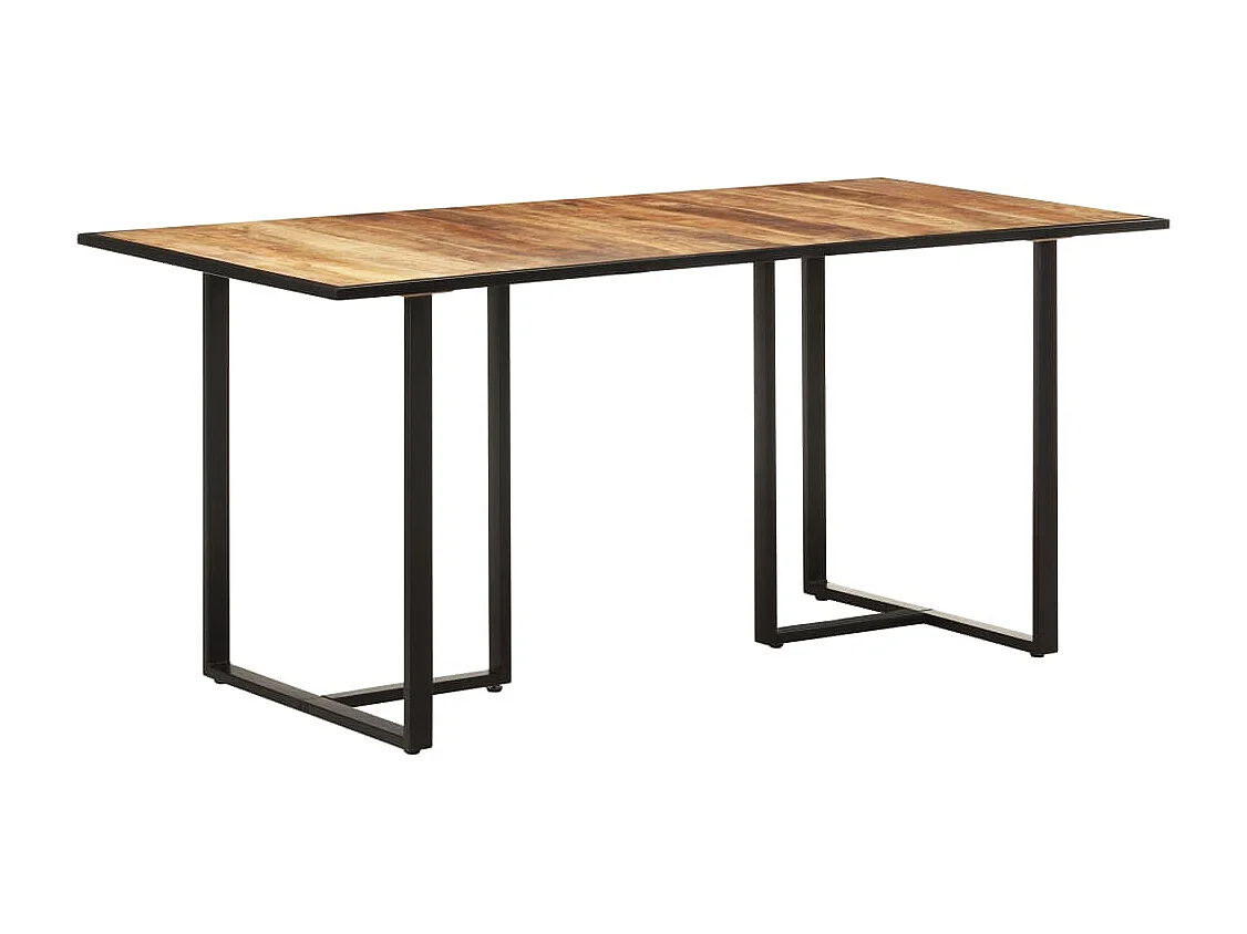 Eettafel 160 cm ruw mangohout