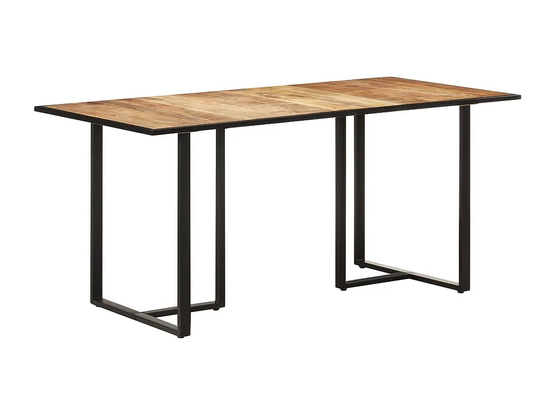 Table de salle à manger 160 cm Bois de manguier brut