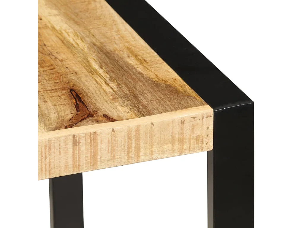 Table de salle à manger 160x80x75 cm Bois de manguier massif