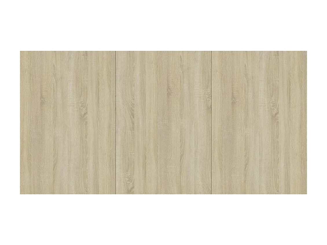 Mesa de comedor de aglomerado color roble Sonoma 180x90x76 cm