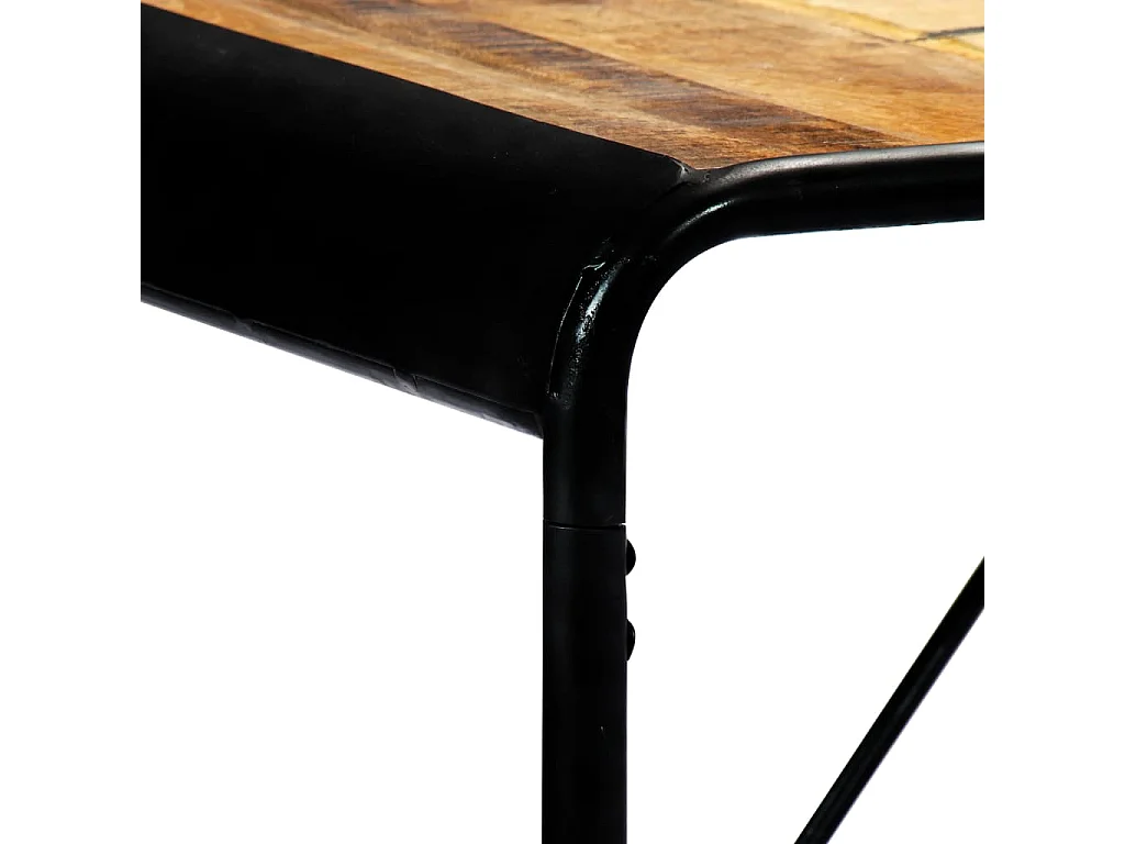 Table de salle à manger 180x90x76 cm Bois de manguier brut