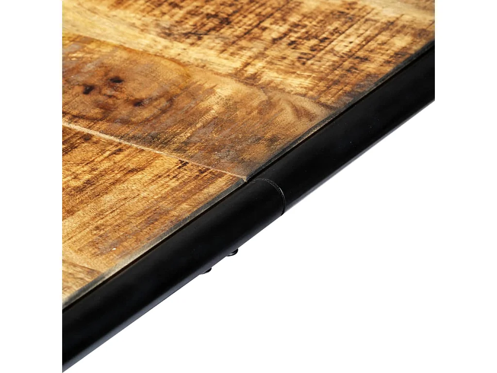 Table de salle à manger 180x90x76 cm Bois de manguier brut