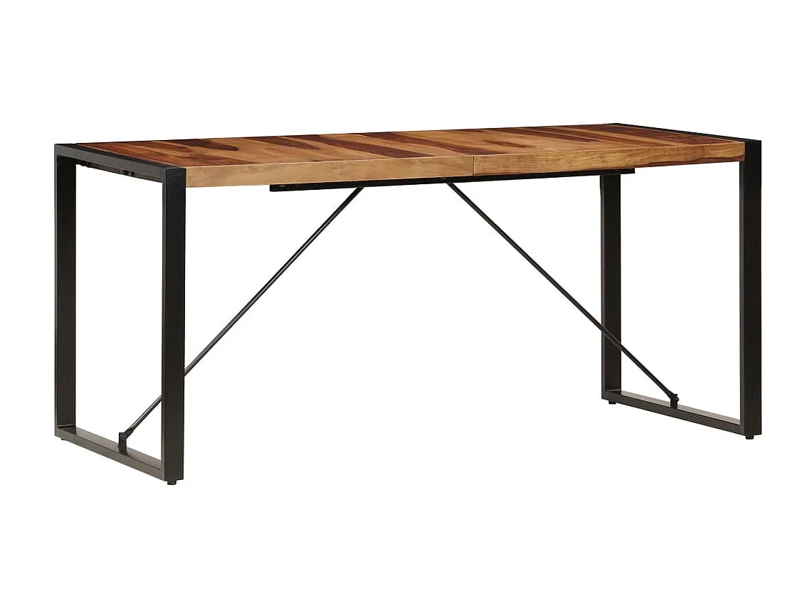 Table de salle à manger 160x80x75 cm Bois de Sesham massif
