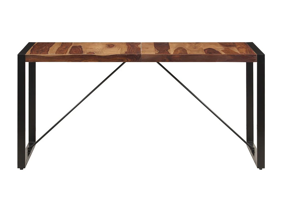 Table de salle à manger 160x80x75 cm Bois de Sesham massif