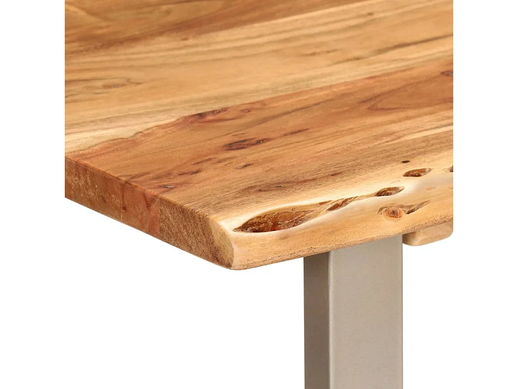 Table à manger 110x50x76 cm Bois d'acacia solide