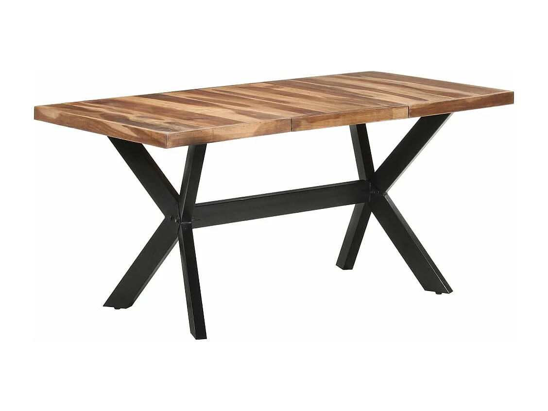 Table de salle à manger 160x80x75 cm Bois avec finition miel