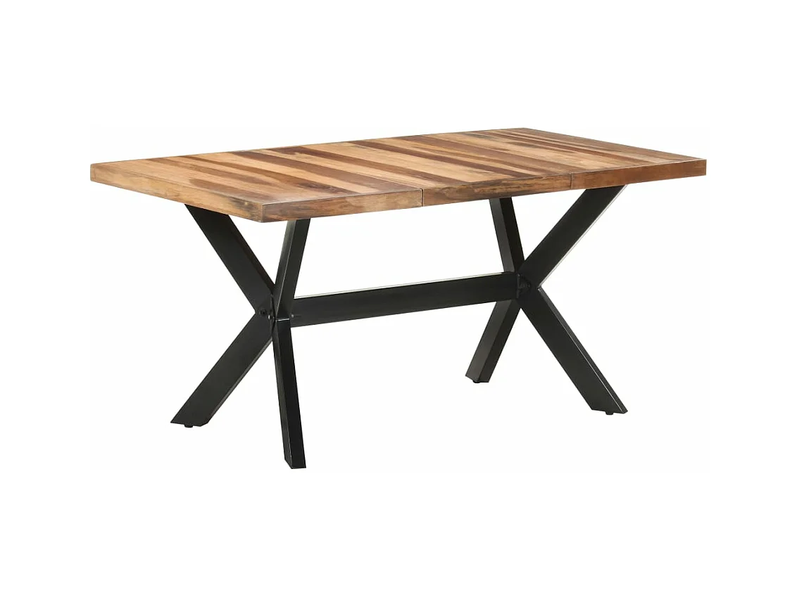 Table de salle à manger 160x80x75 cm Bois avec finition miel