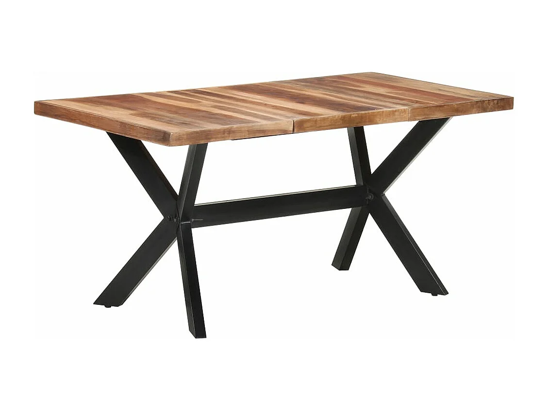 Table de salle à manger 160x80x75 cm Bois avec finition miel