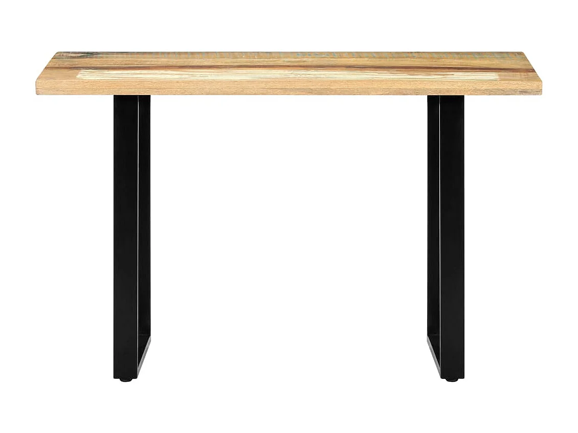 Table de salle à manger 120x60x76cm Bois de récupération massif