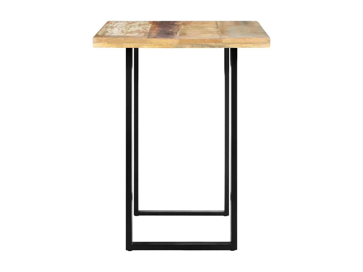 Table de salle à manger 120x60x76cm Bois de récupération massif