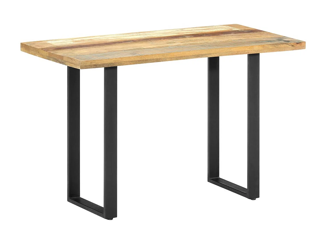 Table de salle à manger 120x60x76cm Bois de récupération massif