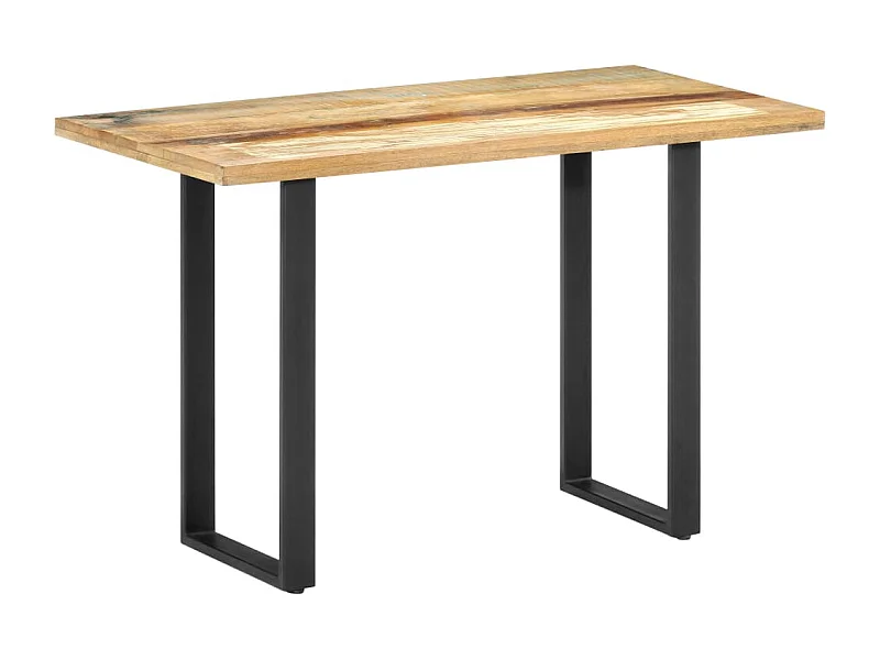 Table de salle à manger 120x60x76cm Bois de récupération massif