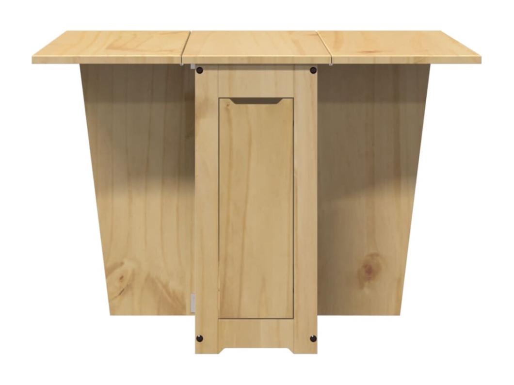 Mesa de jantar dobrável Corona pinho maciço castanho-mel