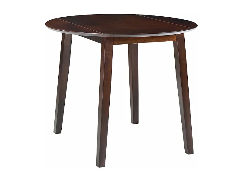Eettafel inklapbaar rond MDF bruin