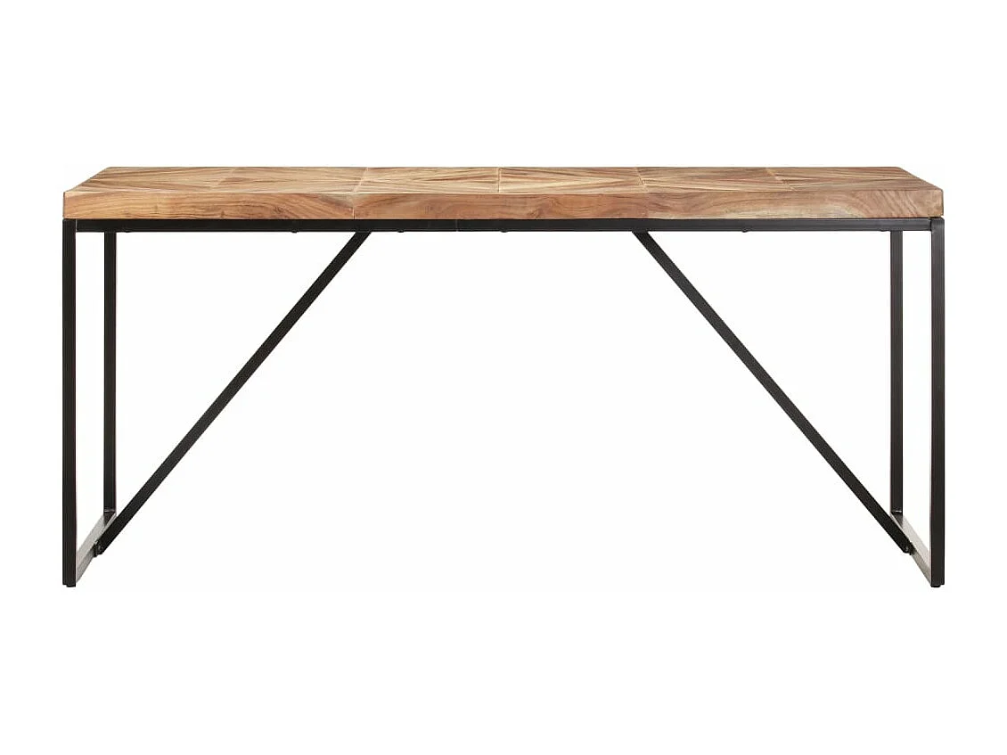 Table à manger 160x70x76 cm Bois massif d'acacia et de manguier