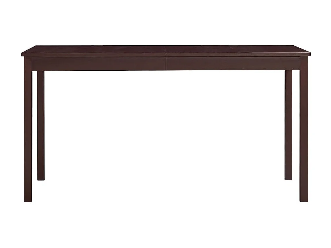 Table de salle à manger Marron foncé 140 x 70 x 73 cm Pin
