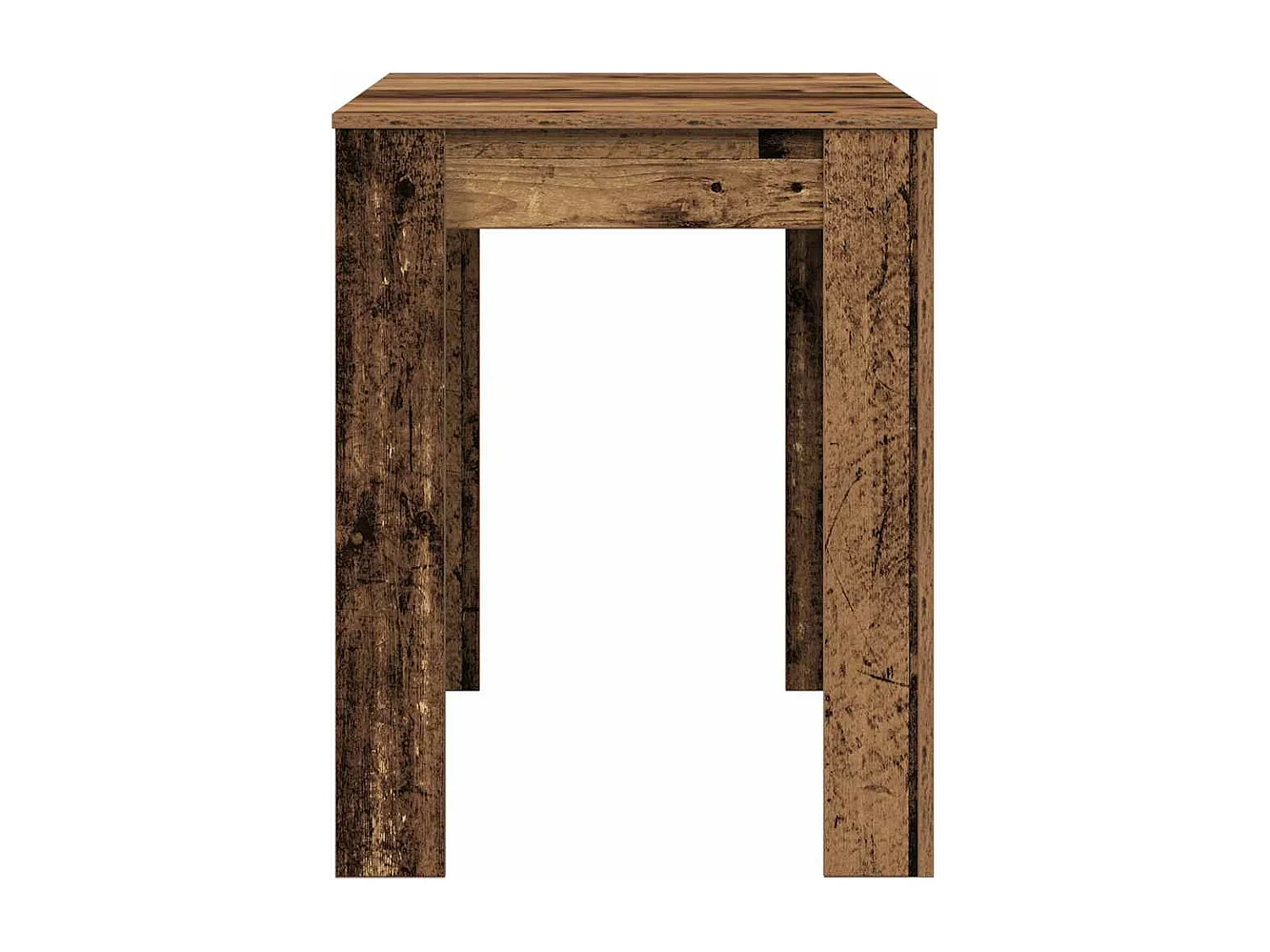 Table à manger vieux bois 120x60x76 cm bois d'ingénierie