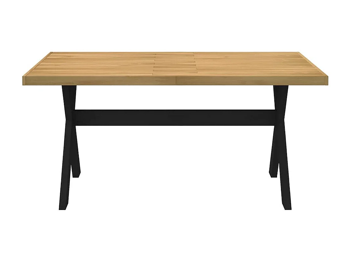 Mesa comedor NOAIN patas forma X madera maciza pino 160x90x75cm
