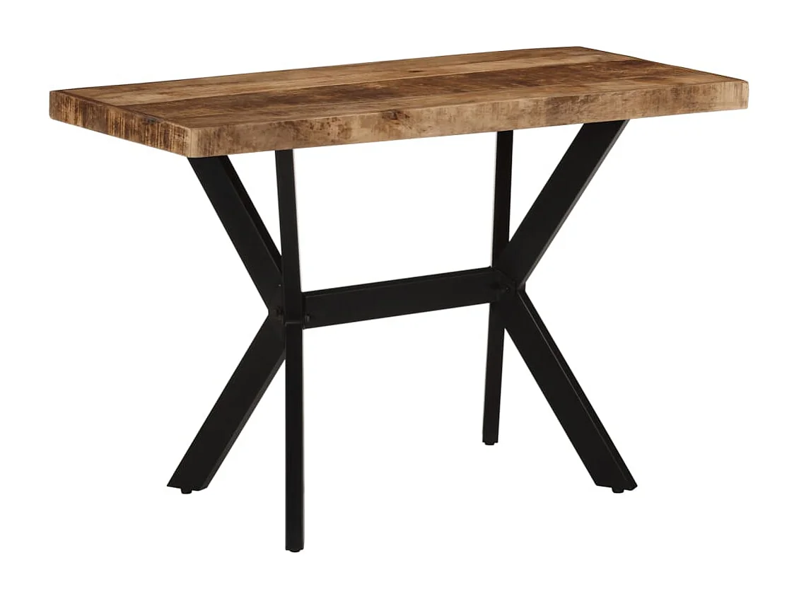 Mesa de jantar 110x55x75 cm madeira de mangueira maciça