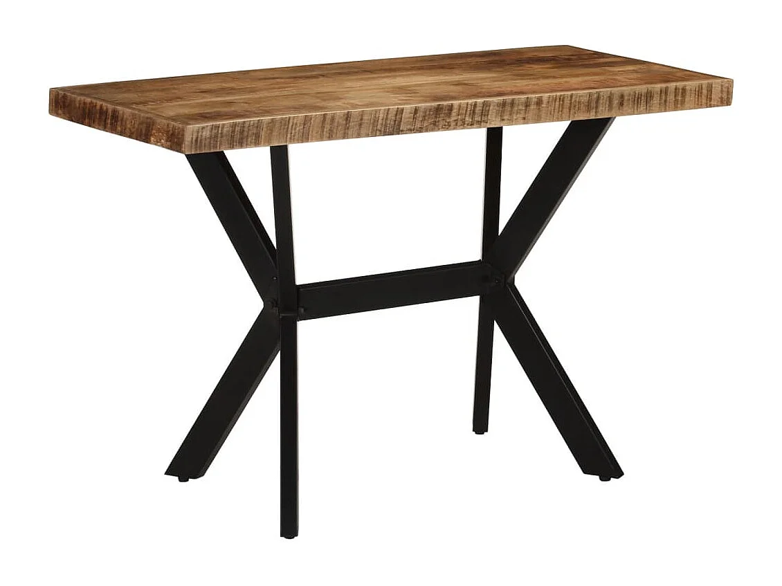 Mesa de jantar 110x55x75 cm madeira de mangueira maciça