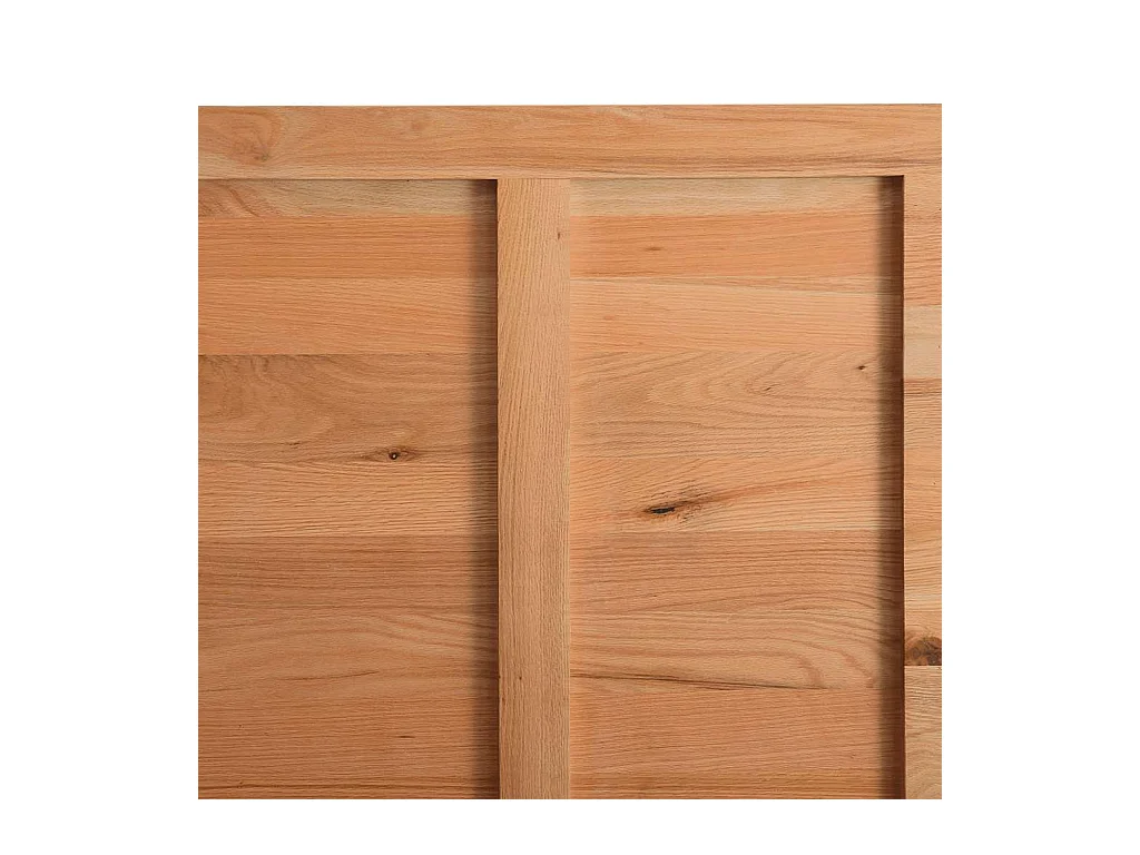 Table à manger marron clair 180x100x74 cm bois de chêne massif