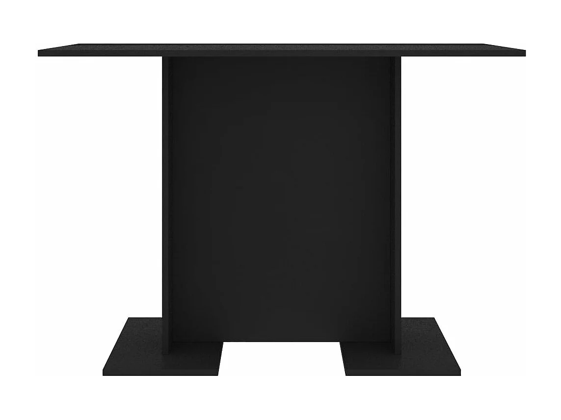 Mesa de jantar 110x60x75 cm contraplacado preto