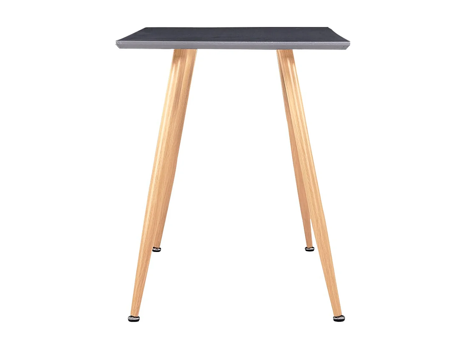 Table de salle à manger Gris et chêne 120x60x74 cm MDF