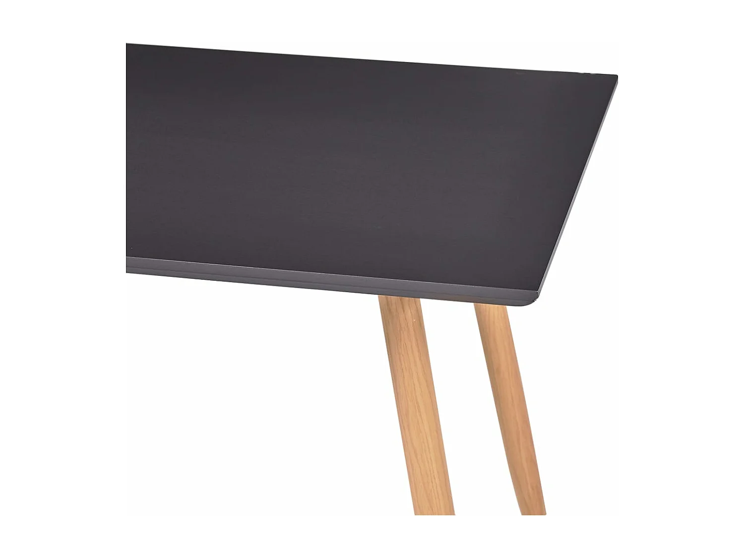 Table de salle à manger Gris et chêne 120x60x74 cm MDF