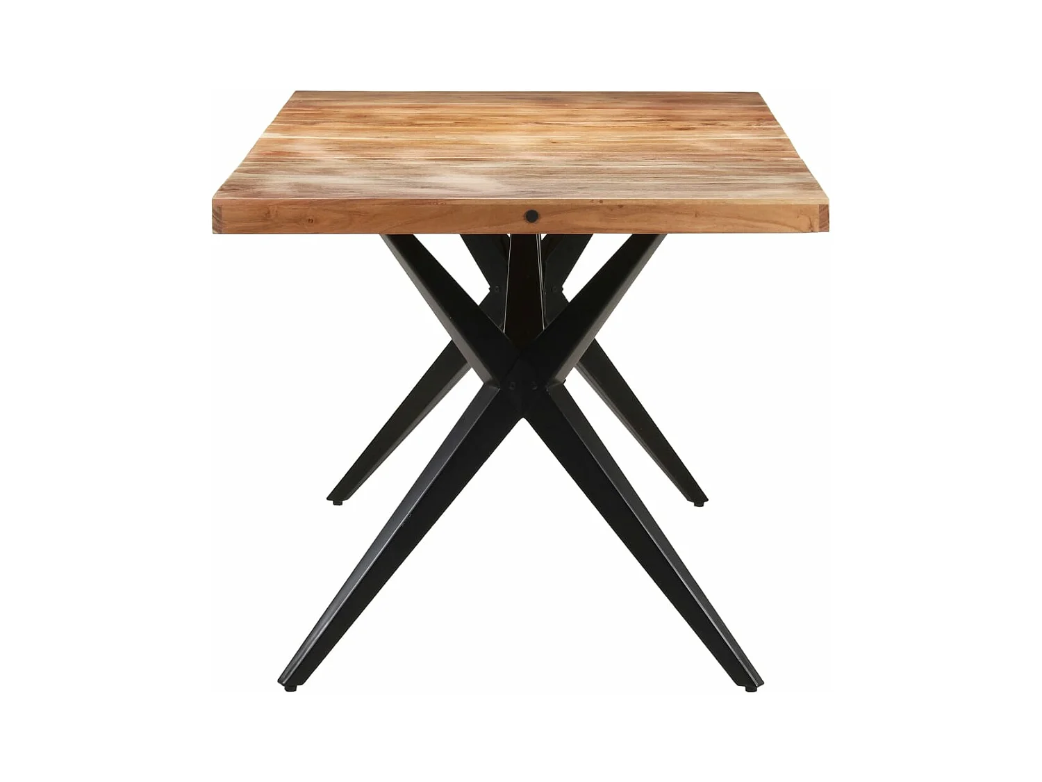 Mesa de jantar 160x80x76 cm madeira de acácia maciça