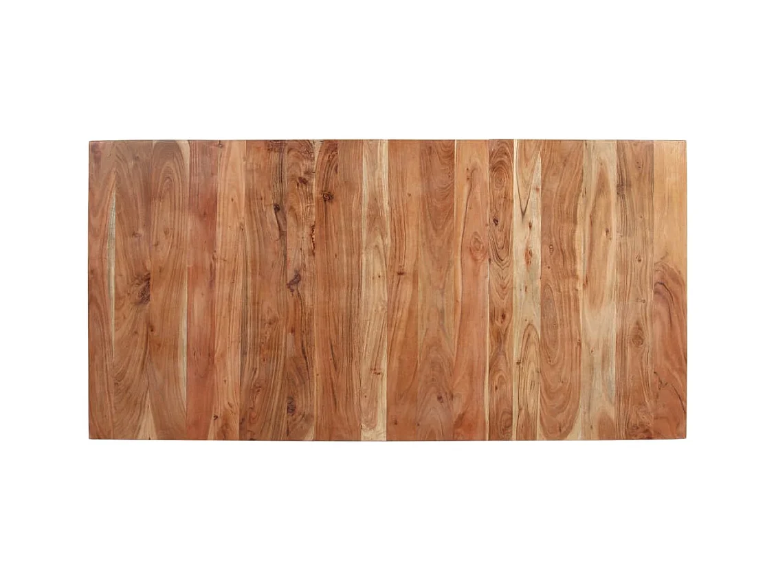 Mesa de jantar 160x80x76 cm madeira de acácia maciça