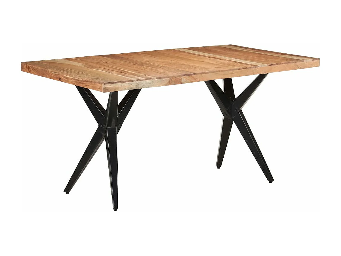 Eettafel 160x80x76 cm massief acaciahout