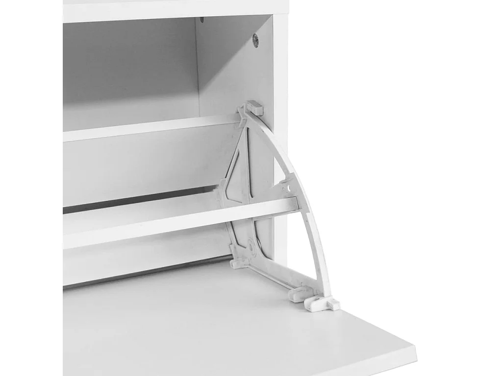 Table de salle à manger 140 x 80 x 75 cm blanc