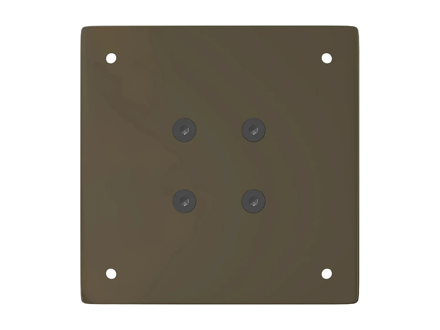 Table à manger marron clair bois de chêne massif rectangulaire