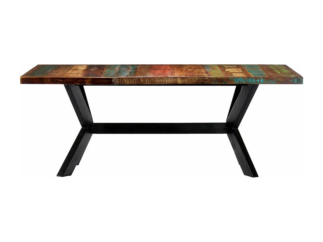 Table à manger 200x100x75 cm Bois de récupération solide