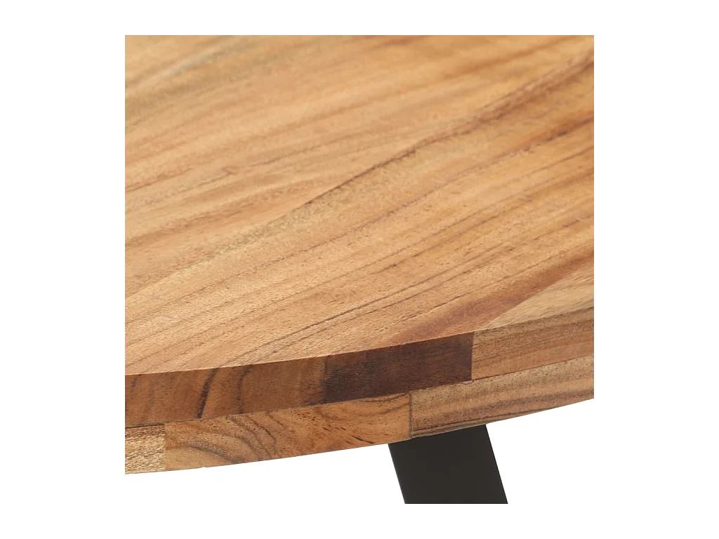 Table de salle à manger 80 cm Bois d'acacia solide