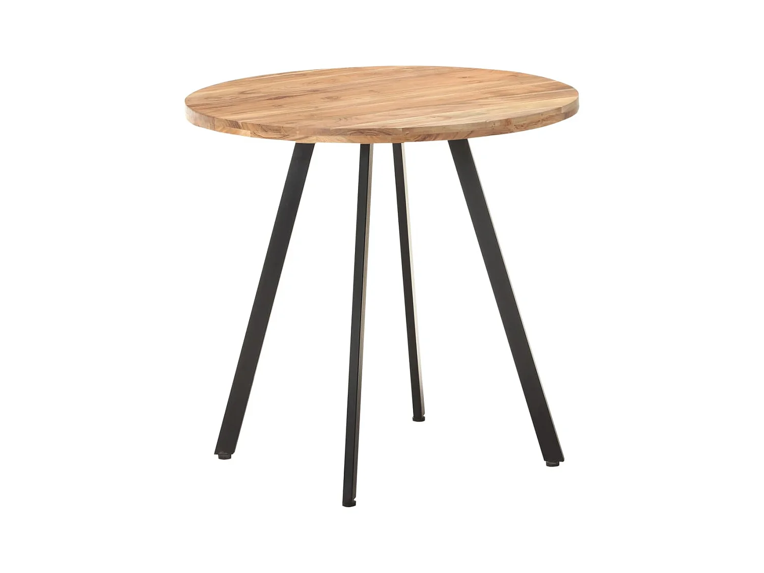 Table de salle à manger 80 cm Bois d'acacia solide